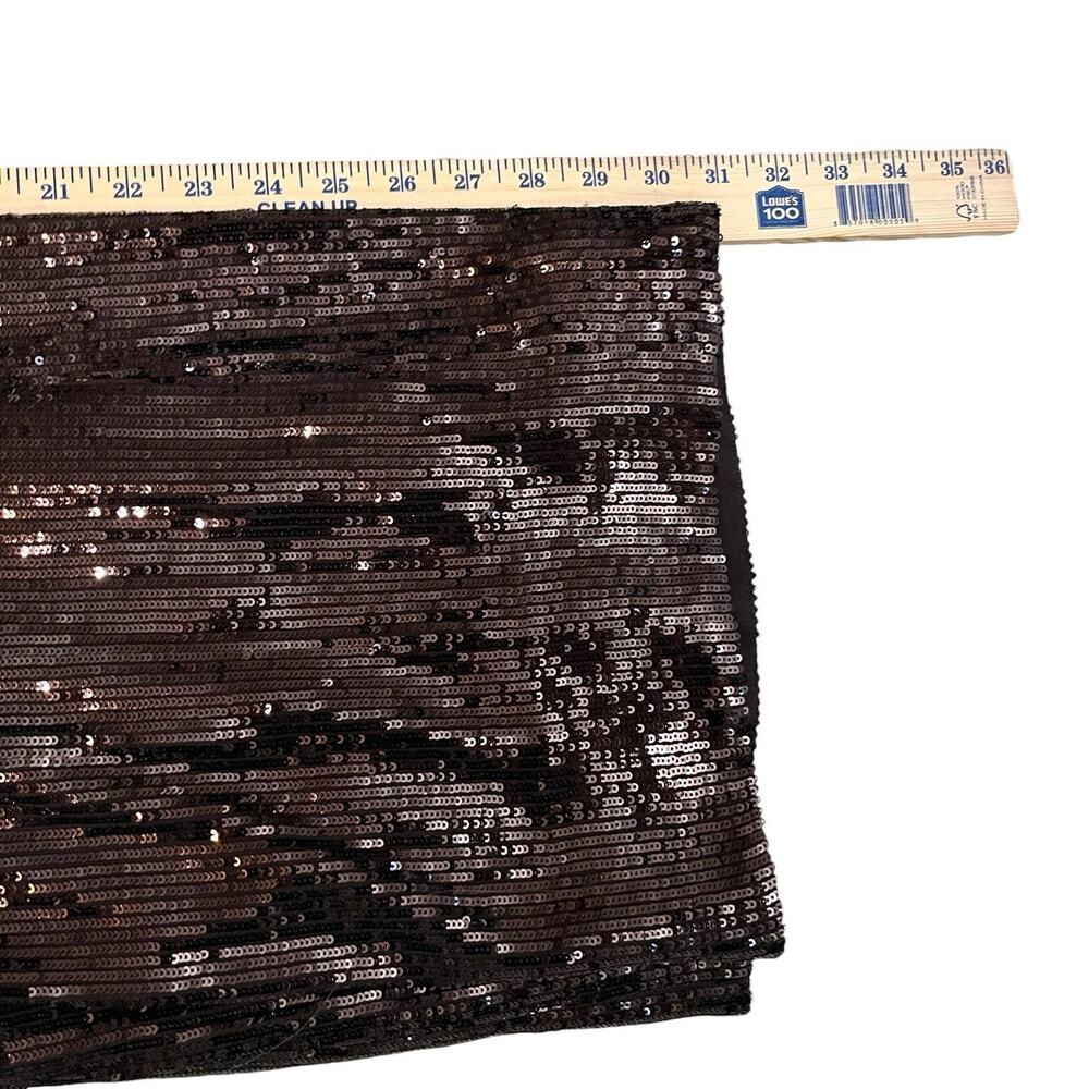 Banana Republic Wide Leg Sequin Pants in Dark Brown - Picture 6 of 9
